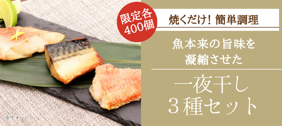 一夜干し 3種セット